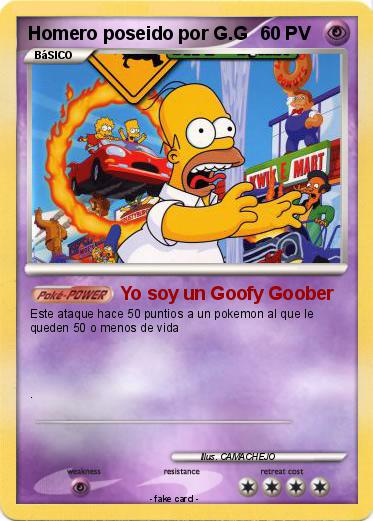 Pokemon Homero poseido por G.G