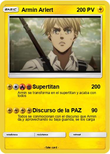 Pokemon Armin Arlert