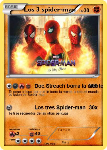 Pokemon Los 3 spider-man