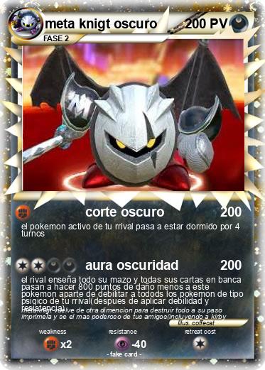 Pokemon meta knigt oscuro
