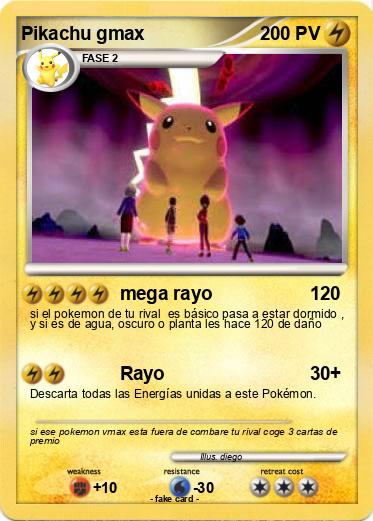 Pokemon Pikachu gmax