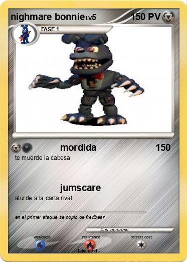 Pokemon nighmare bonnie