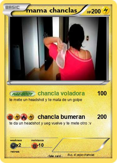 Pokemon mama chanclas