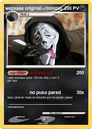 Pokemon wazaaaa original