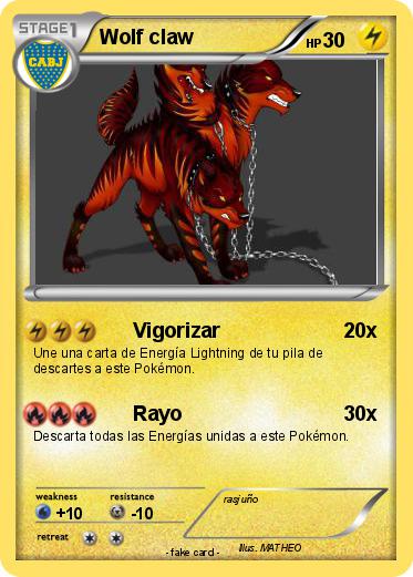 Pokemon Wolf claw