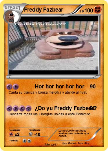 Pokemon Freddy Fazbear