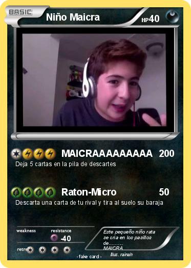 Pokemon Niño Maicra