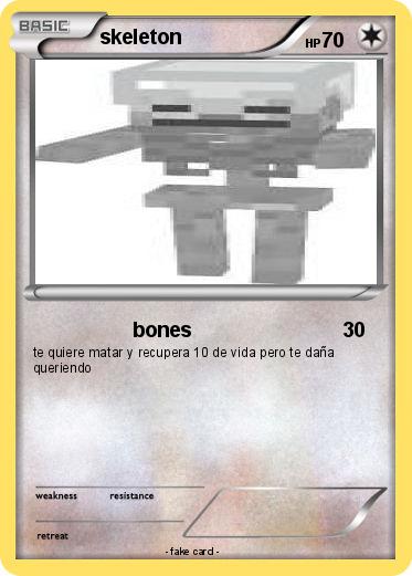 Pokemon skeleton