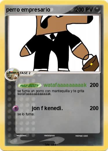 Pokemon perro empresario