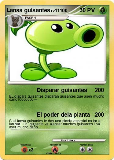 Pokemon Lansa guisantes