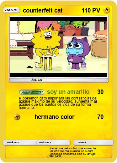 Pokemon counterfeit cat