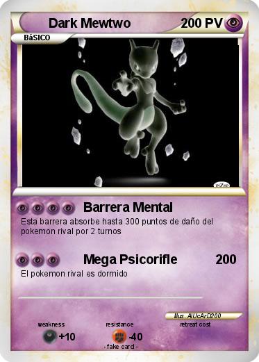 Pokemon Dark Mewtwo