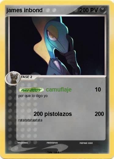 Pokemon james inbond
