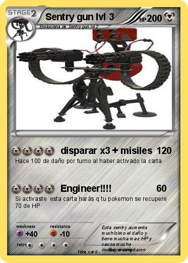 Pokemon Sentry gun lvl 3