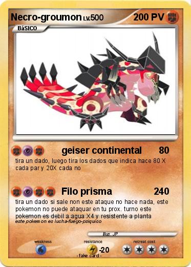 Pokemon Necro-groumon