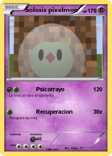 Pokemon Solosis pixelmon
