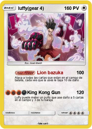 Pokemon luffy(gear 4)