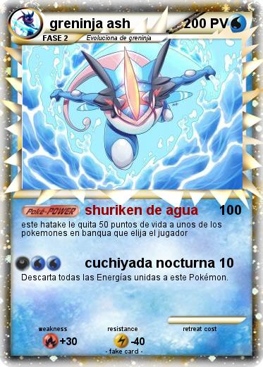 Pokemon greninja ash