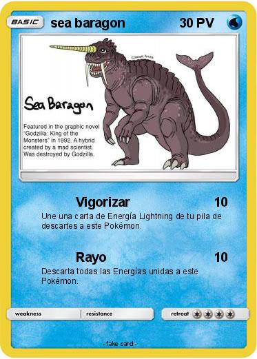 Pokemon sea baragon