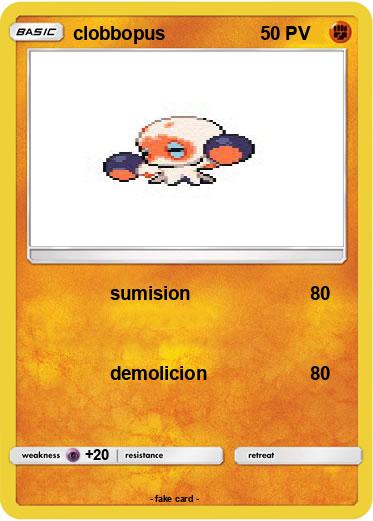 Pokemon clobbopus