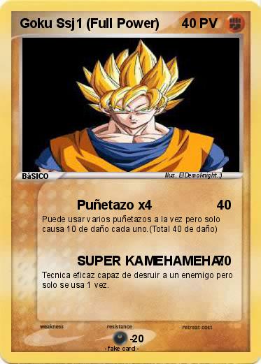 Pokemon Goku Ssj1 (Full Power) Pokemon Goku Ssj1 (Full Power)
