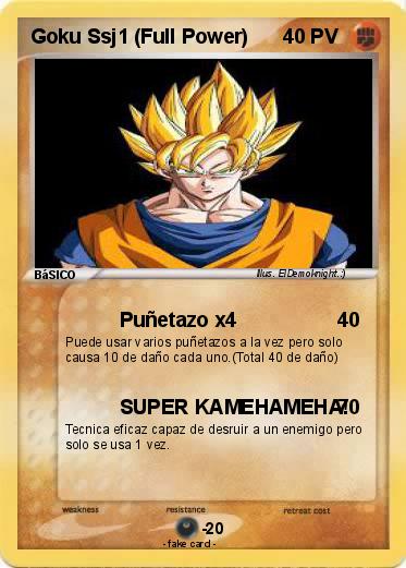 Pokemon Goku Ssj1 (Full Power)