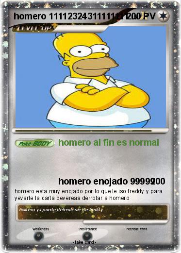 Pokemon homero 11112324311111111