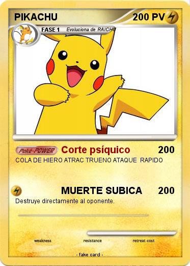 Pokemon PIKACHU