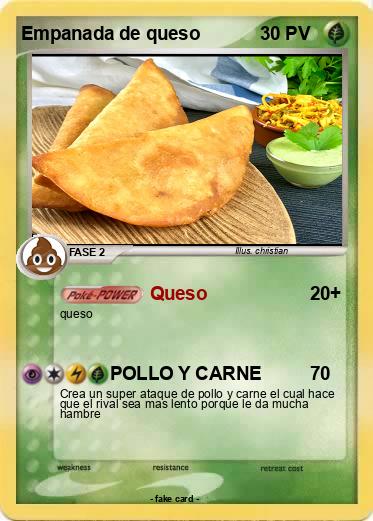 Pokemon Empanada de queso