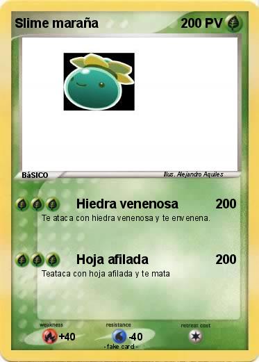 Pokemon Slime maraña