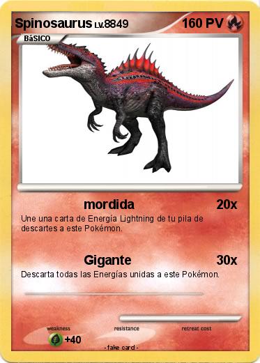 Pokemon Spinosaurus