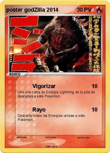 Pokemon poster godZilla 2014
