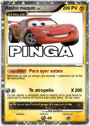 Pokemon Rasho maquin