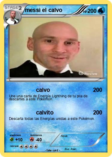 Pokemon messi el calvo