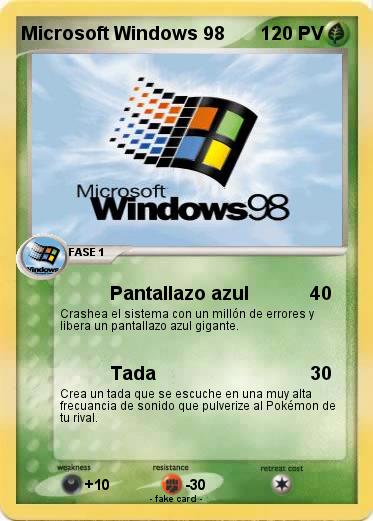 Pokemon Microsoft Windows 98