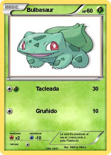Pokemon Bulbasaur