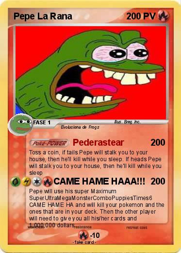 Pokemon Pepe La Rana