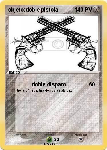 Pokemon objeto:doble pistola