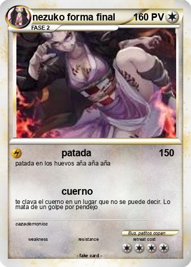 Pokemon nezuko forma final