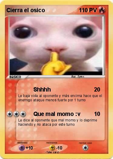 Pokemon Cierra el osico
