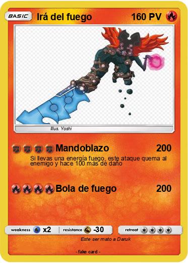 Pokemon Irá del fuego