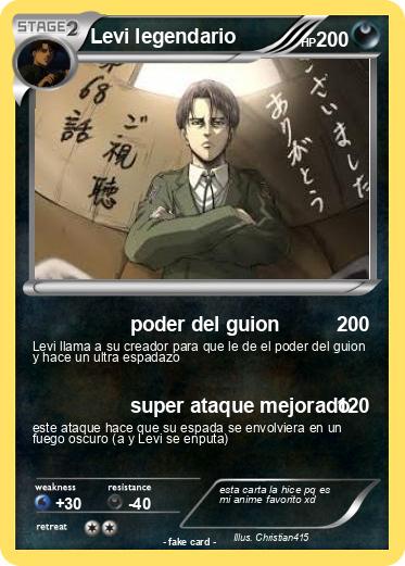 Pokemon Levi legendario