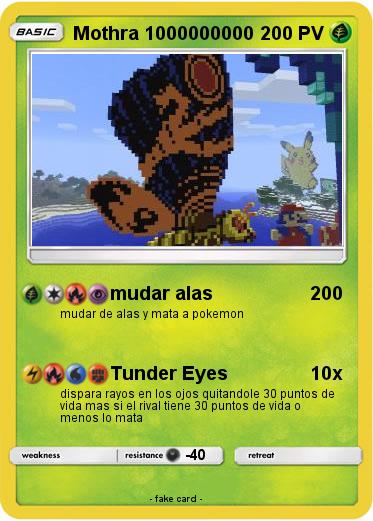 Pokemon Mothra 1000000000