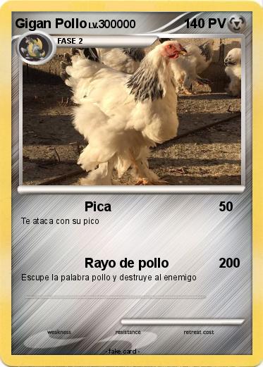 Pokemon Gigan Pollo