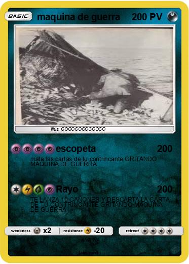 Pokemon maquina de guerra