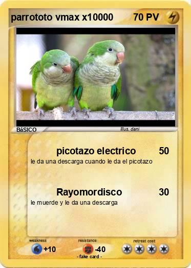 Pokemon parrototo vmax x10000