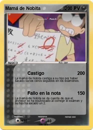 Pokemon Mamá de Nobita