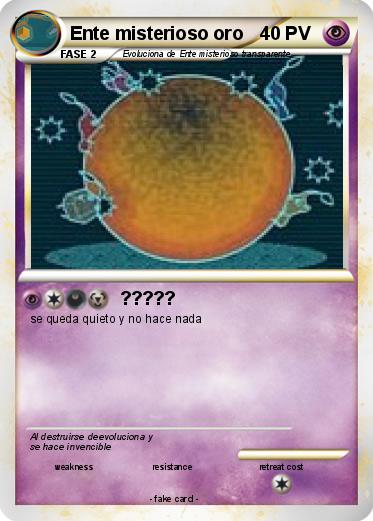 Pokemon Ente misterioso oro
