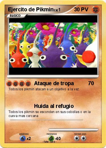 Pokemon Ejercito de Pikmin