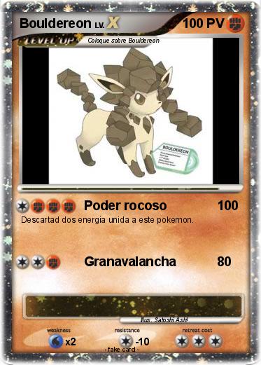Pokemon Bouldereon
